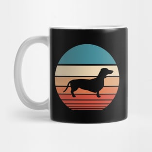 Dog Retro Sunset Mug